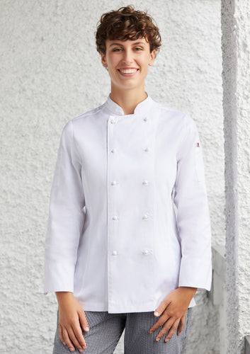 CH230LL BizCollection Womens Al Dente Long Sleeve Chef Jacket