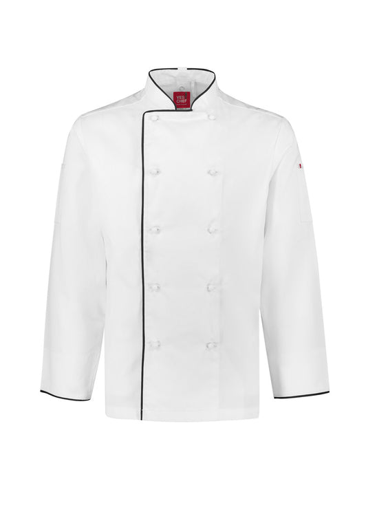 CH230ML BizCollection Mens Al Dente Long Sleeve Chef Jacket