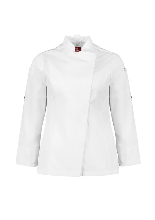 CH330LL BizCollection Womens Alfresco Long Sleeve Chef Jacket