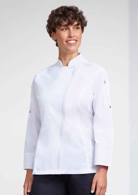 CH330LL BizCollection Womens Alfresco Long Sleeve Chef Jacket