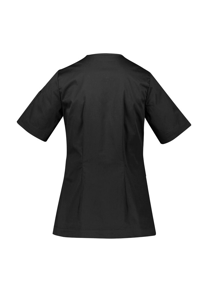 Load image into Gallery viewer, CST240LS Womens Parks Zip Front Crossover Scrub Top
