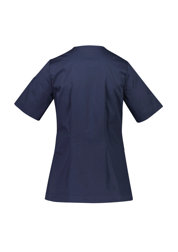 Load image into Gallery viewer, CST240LS Womens Parks Zip Front Crossover Scrub Top
