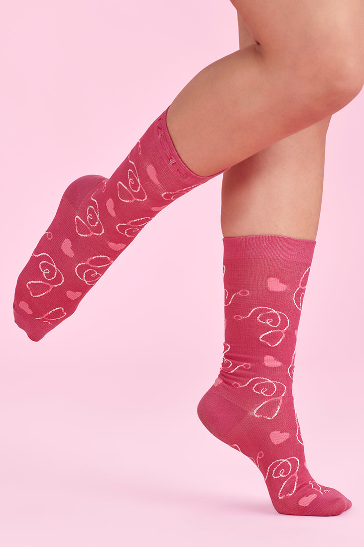 Load image into Gallery viewer, CCS250U BizCare Happy Feet Unisex Comfort Socks
