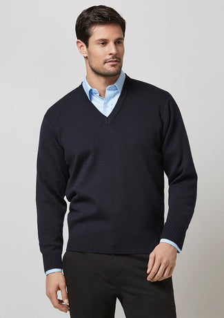 WP6008 BizCollection Mens Woolmix Knit Pullover