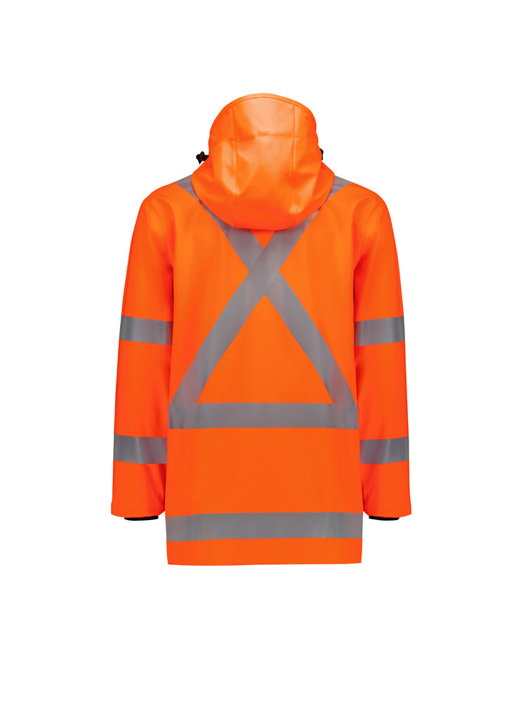 Load image into Gallery viewer, ZJ620 Syzmik Mens TTMC-W23 Hi Vis X Back Heavy Duty Waterproof Jacket
