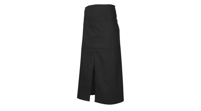 Load image into Gallery viewer, BA93 Continental Style Full Length Apron - Black
