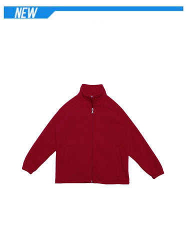 CJ1585 Unisex Adults Poly/Cotton Fleece Zip Through Jacket