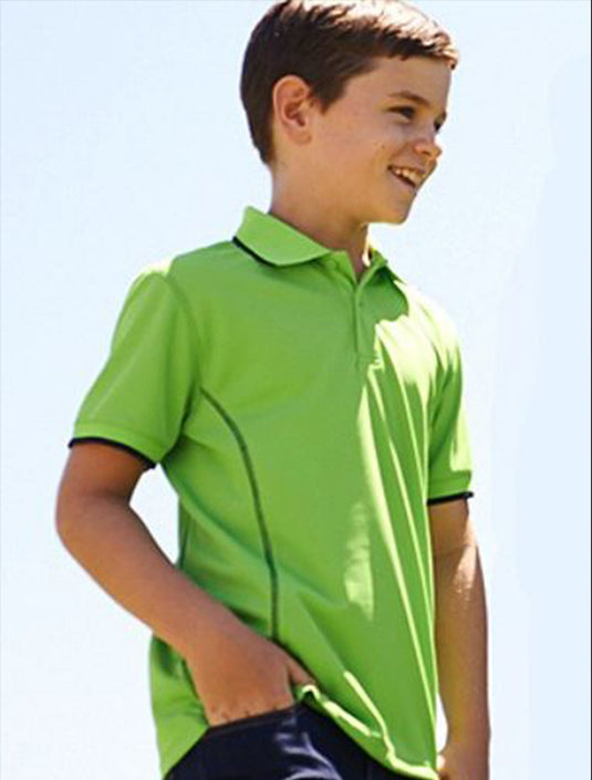 CP0930 Stitch Feature Essentials-Kids Short Sleeve Polo