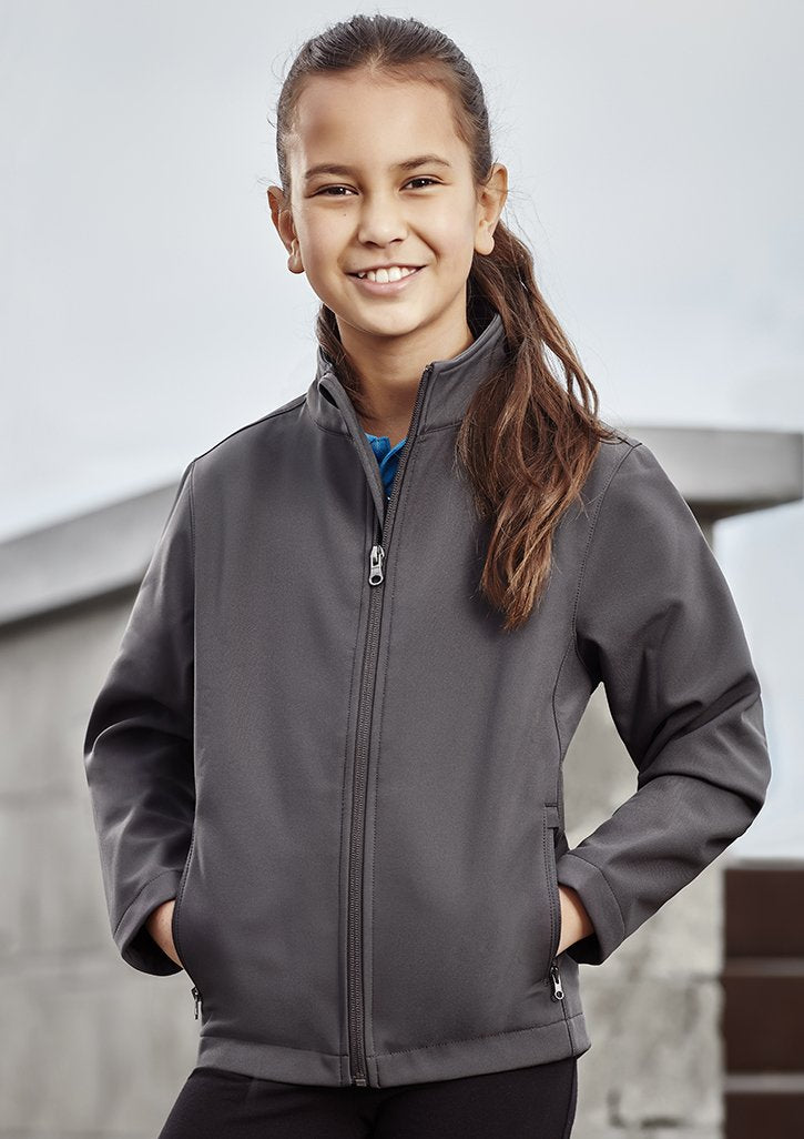 Load image into Gallery viewer, J740K Kids Apex Softshell Jackets
