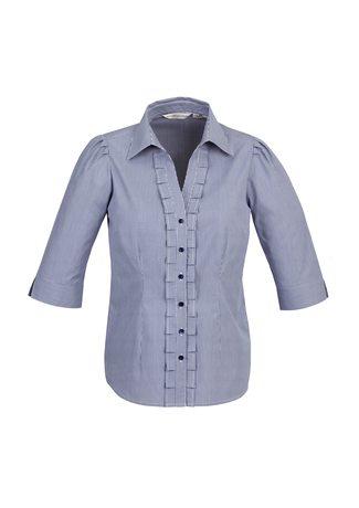 Load image into Gallery viewer, S267LT BizCollection Edge Ladies ¾ Sleeve Shirt
