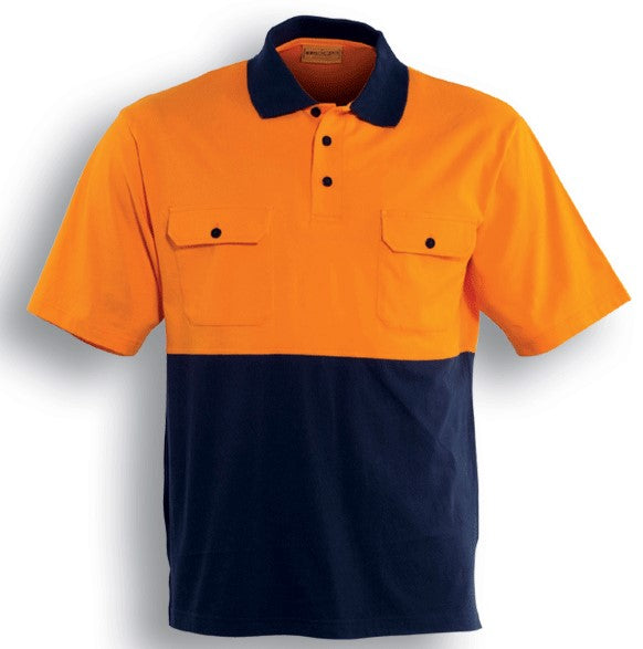 Load image into Gallery viewer, SP1010 Hi-Vis Cotton Jersey Polo Short Sleeve
