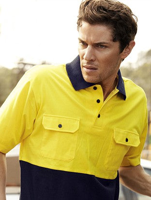 SP1010 Hi-Vis Cotton Jersey Polo Short Sleeve