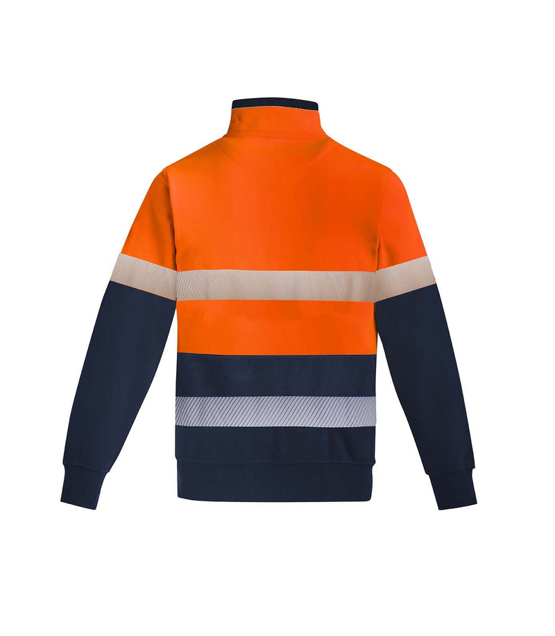 Load image into Gallery viewer, Syzmik ZT150 Hi Vis Fleece Jumper | Orange Flame HRC 2 orange back
