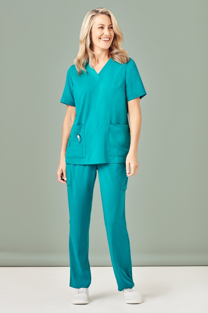 Load image into Gallery viewer, CST941LS BizCollection Women&#39;s Avery Easy Fit V-Neck Scrub Top
