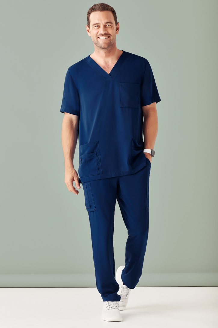 Load image into Gallery viewer, CST945MS BizCollection Mens Avery V-Neck Scrub Top
