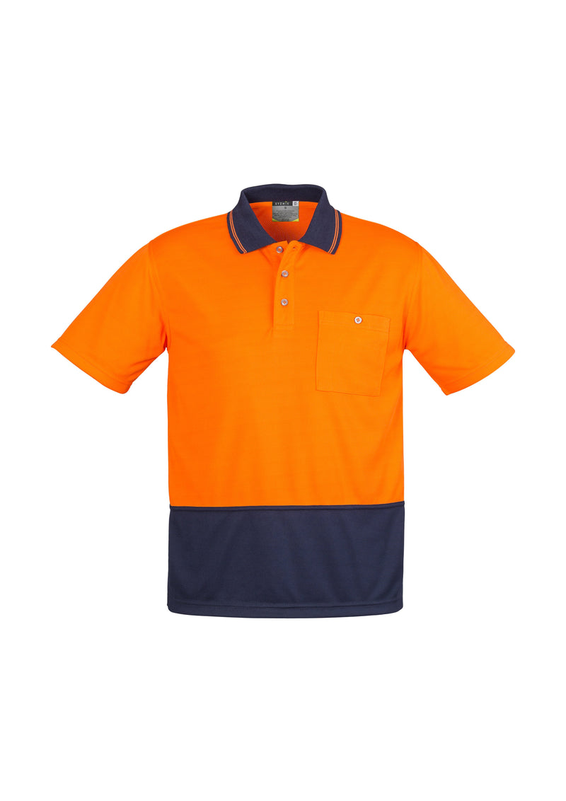 Load image into Gallery viewer, ZH231 Hi Vis Basic Spliced Short Sleeve Polo
