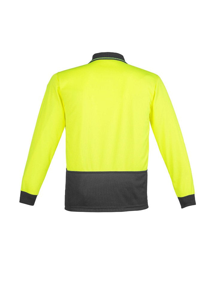 Load image into Gallery viewer, ZH232 Hi Vis Basic Spliced Long Sleeve Polo
