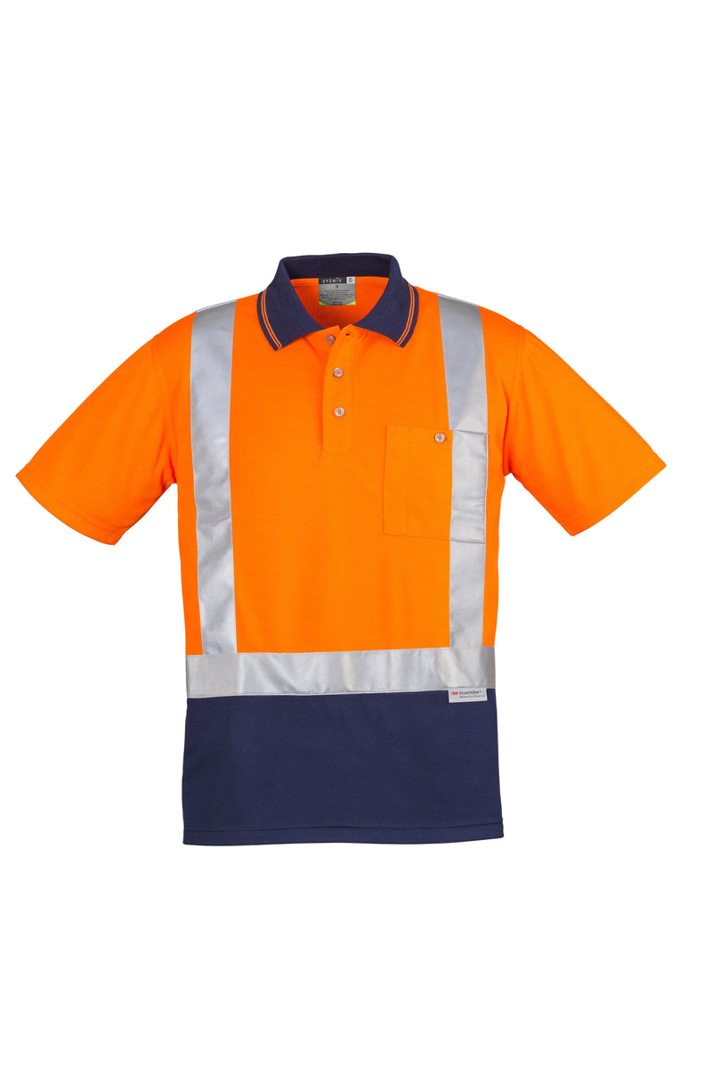 Load image into Gallery viewer, ZH233 Hi Vis Spliced Polo - Shoulder Taped
