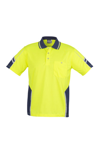 ZH237 Syzmik Hi Vis Short Sleeve Squad Polo