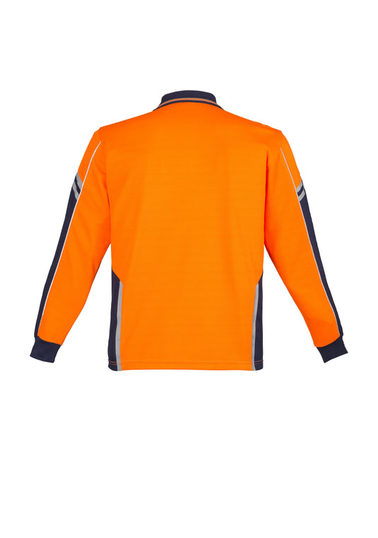 ZH238 Hi Vis L/S Squad Polo