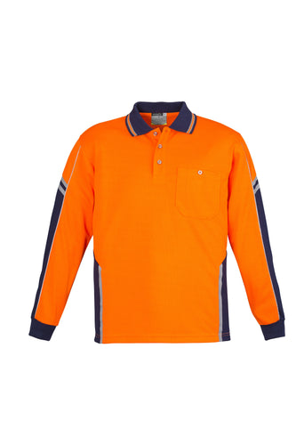 ZH238 Hi Vis L/S Squad Polo