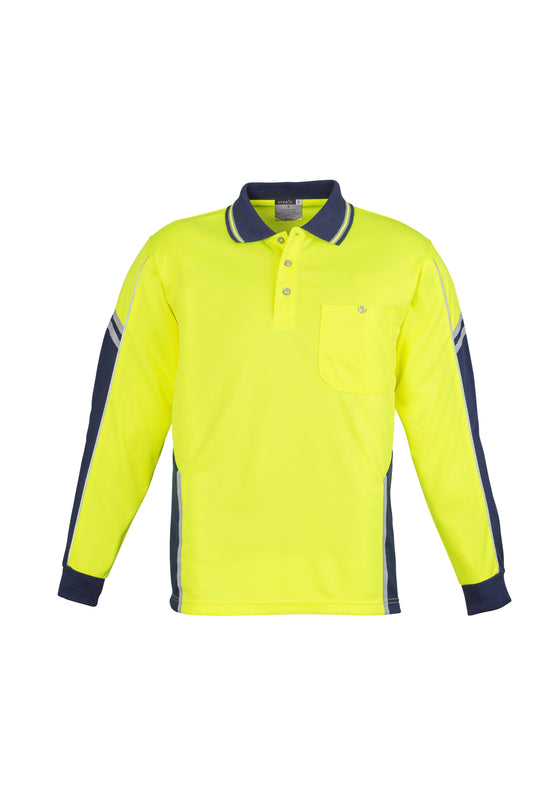 ZH238 Hi Vis L/S Squad Polo