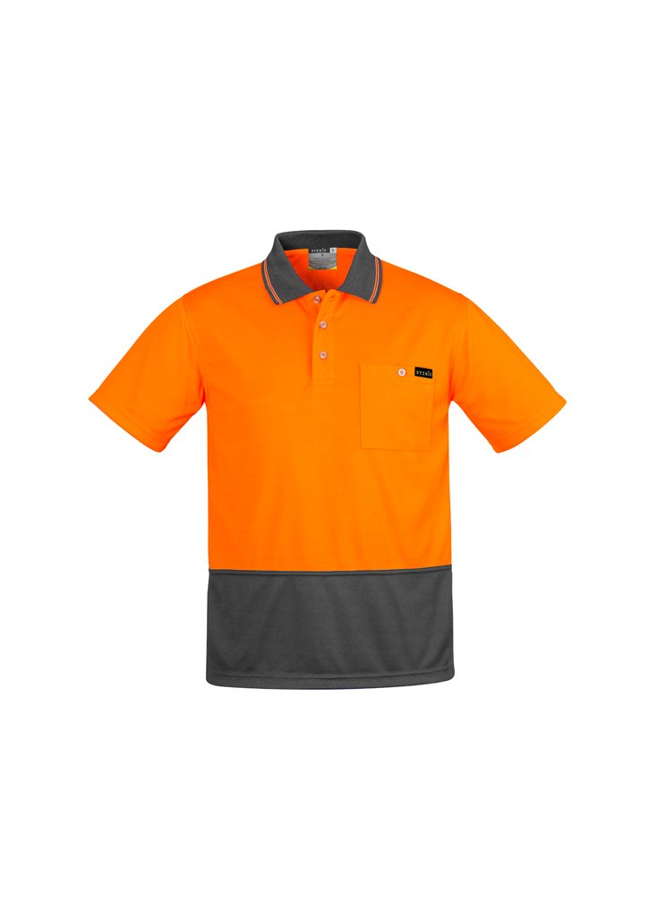 Load image into Gallery viewer, ZH415 Syzmik Mens Comfort Back Fluro Polo Shirts
