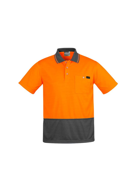 ZH415 Syzmik Mens Comfort Back Fluro Polo Shirts