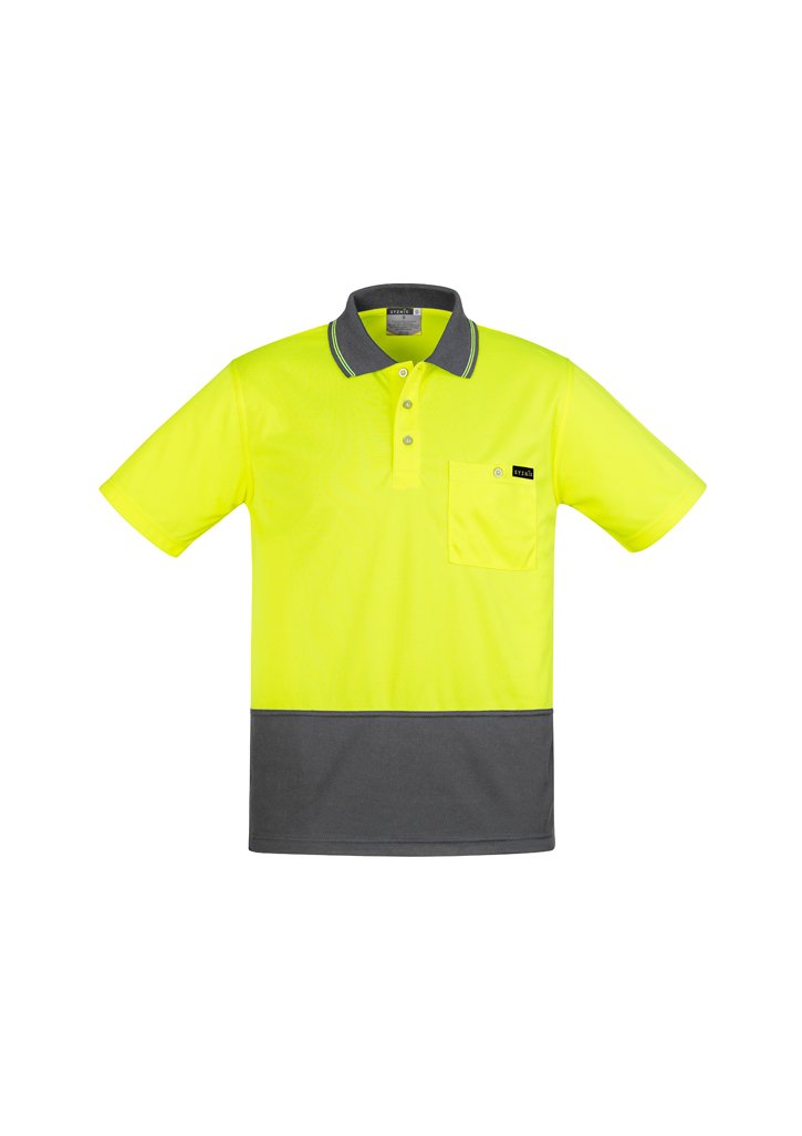 Load image into Gallery viewer, ZH415 Syzmik Mens Comfort Back Fluro Polo Shirts
