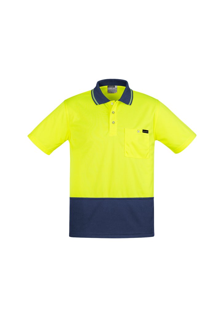 Load image into Gallery viewer, ZH415 Syzmik Mens Comfort Back Fluro Polo Shirts
