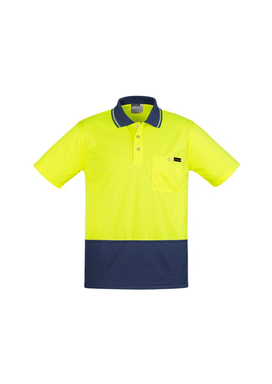 ZH415 Syzmik Mens Comfort Back Fluro Polo Shirts