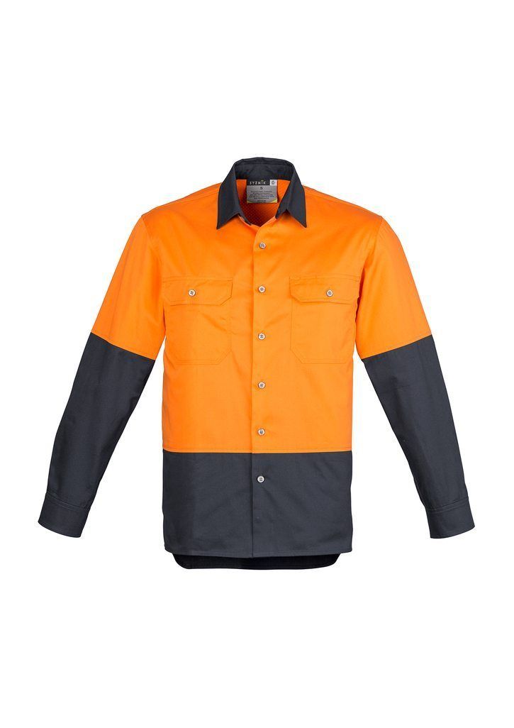 Load image into Gallery viewer, ZW122 Hi Vis Spliced Industrial Shirt
