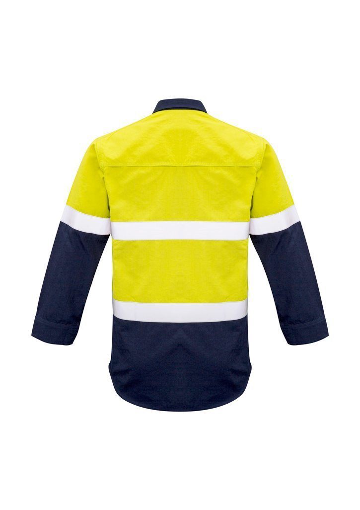 Load image into Gallery viewer, ZW132 Syzmik Mens Fire Resistant Hooped Taped Spliced Shirt
