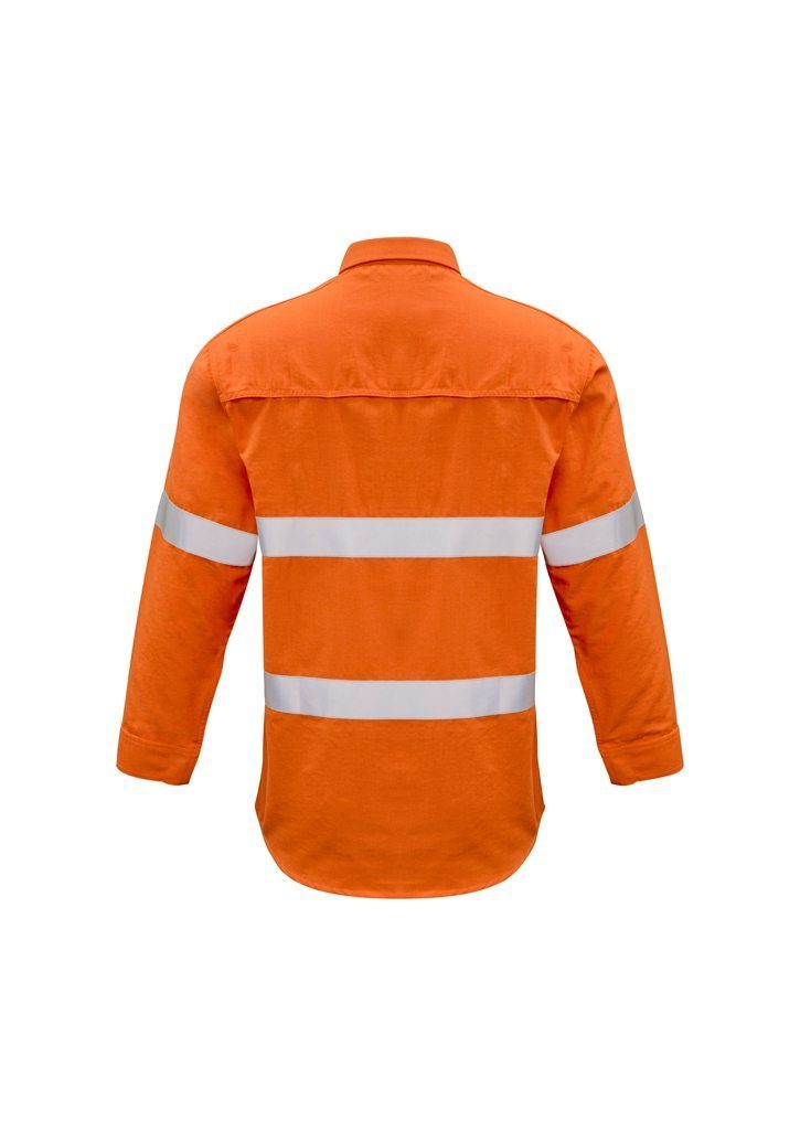 Load image into Gallery viewer, ZW134 Syzmik Fire Resistant Closed Front Hooped Taped Shirt Hi Vis
