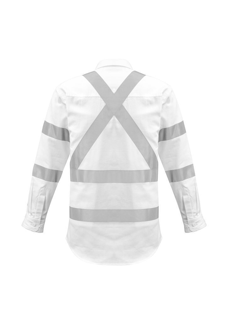 Load image into Gallery viewer, ZW621 Bio Motion X Back Taped Shirt White
