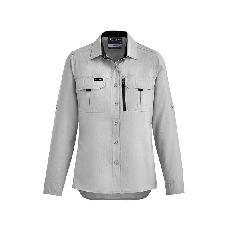 Load image into Gallery viewer, ZW760 Syzmik Womens Outdoor Long Sleeve Light Weight Work Shirt
