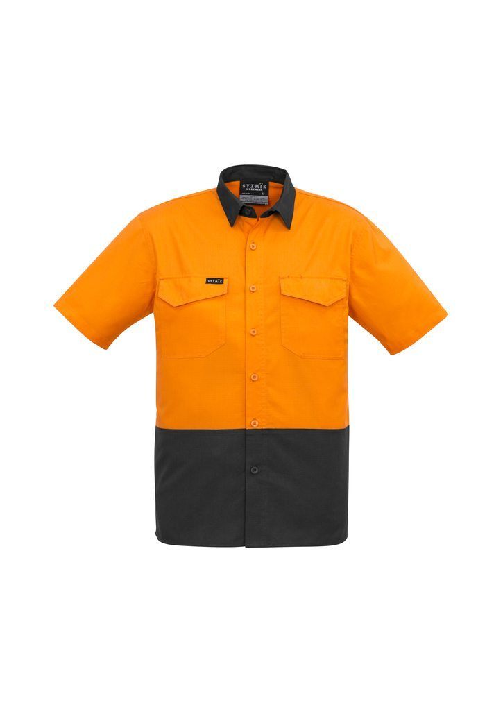 Load image into Gallery viewer, ZW815 Rugged Cooling Hi Vis Spliced Short Sleeve Shirt
