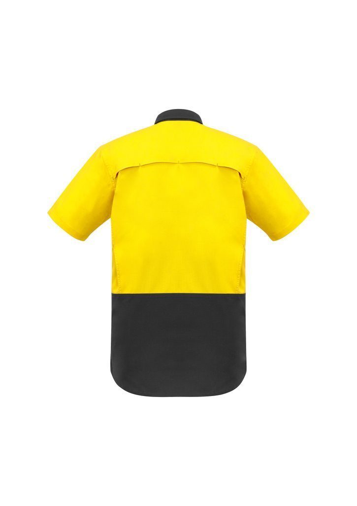 Load image into Gallery viewer, ZW815 Rugged Cooling Hi Vis Spliced Short Sleeve Shirt
