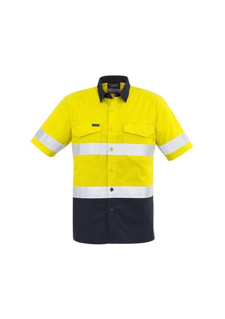 Load image into Gallery viewer, ZW835 Rugged Cooling Hi Vis Short Sleeved Shirt
