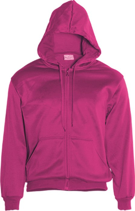 CJ1062 Unisex Adults Zip Through Fleece Hoodie