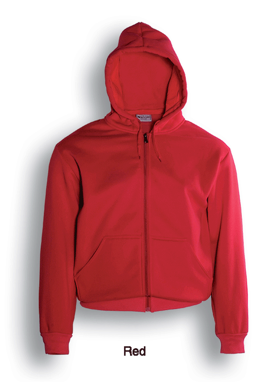 CJ1062 Unisex Adults Zip Through Fleece Hoodie