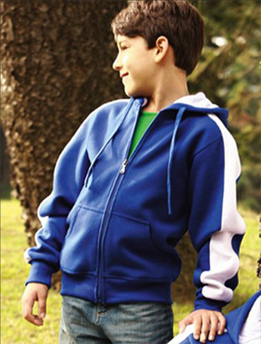 CJ1222 Kids Contrast Fleece