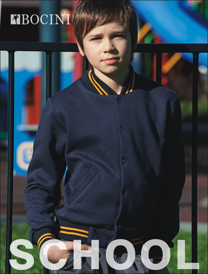 Load image into Gallery viewer, CJ1314 Kids School Wear Bomber Jacket
