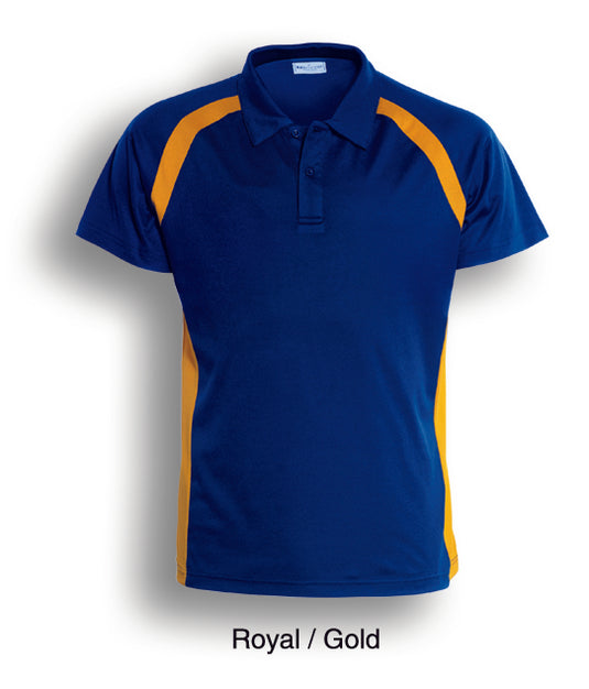 CP0929 Team Essential-Ladies Short Sleeve Contrast Panel Polo