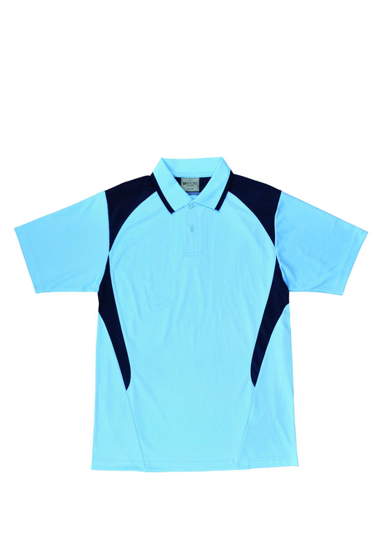 CP1216 Kids Honey Comb Contrast Panel Polo