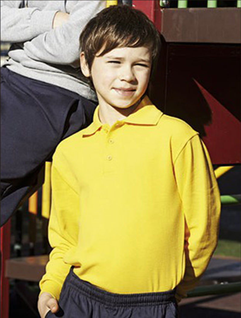 Load image into Gallery viewer, CP1316 Kids Long Sleeve Basic Polo
