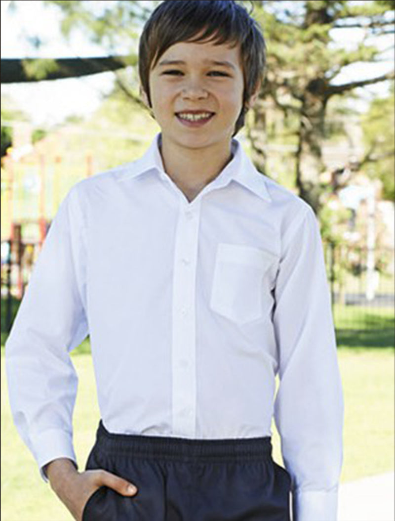 Load image into Gallery viewer, CS1309 Boys Long Sleeve School Shirt
