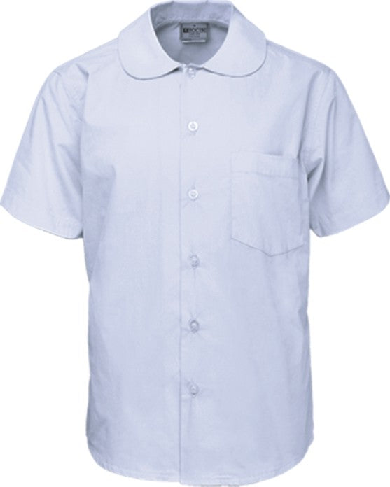 Load image into Gallery viewer, CS1405 Girls Peter Pan Collar Short Sleeve School Shirt
