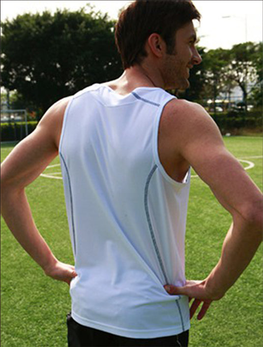 CT0926 Stitch Feature Essentials-Men's Stitch Singlet