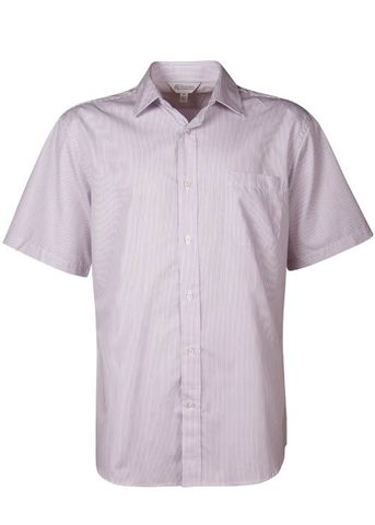 Load image into Gallery viewer, Wholesale 1900S Aussie Pacific Mens Henley Striped Short Sleeve Shirt Printed or Blank
